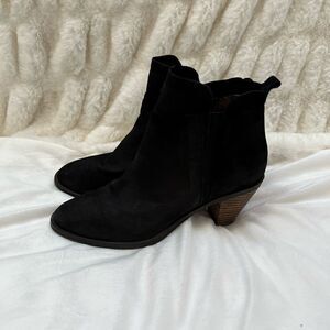 Lucky Brand Black Booties, Size 7